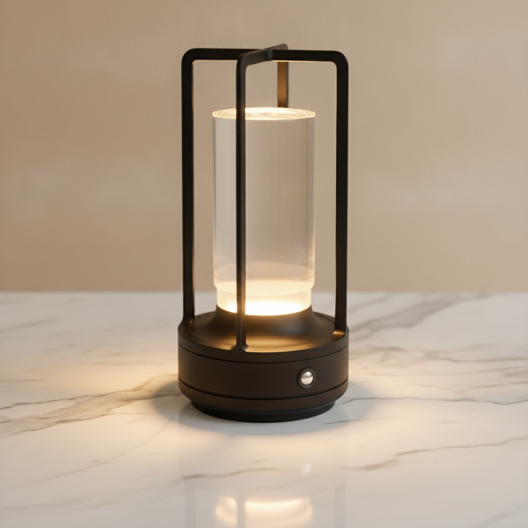 Keldvik — AuraGlow Table Lamp, High-Quality Acrylic — Marble Surface, square 1