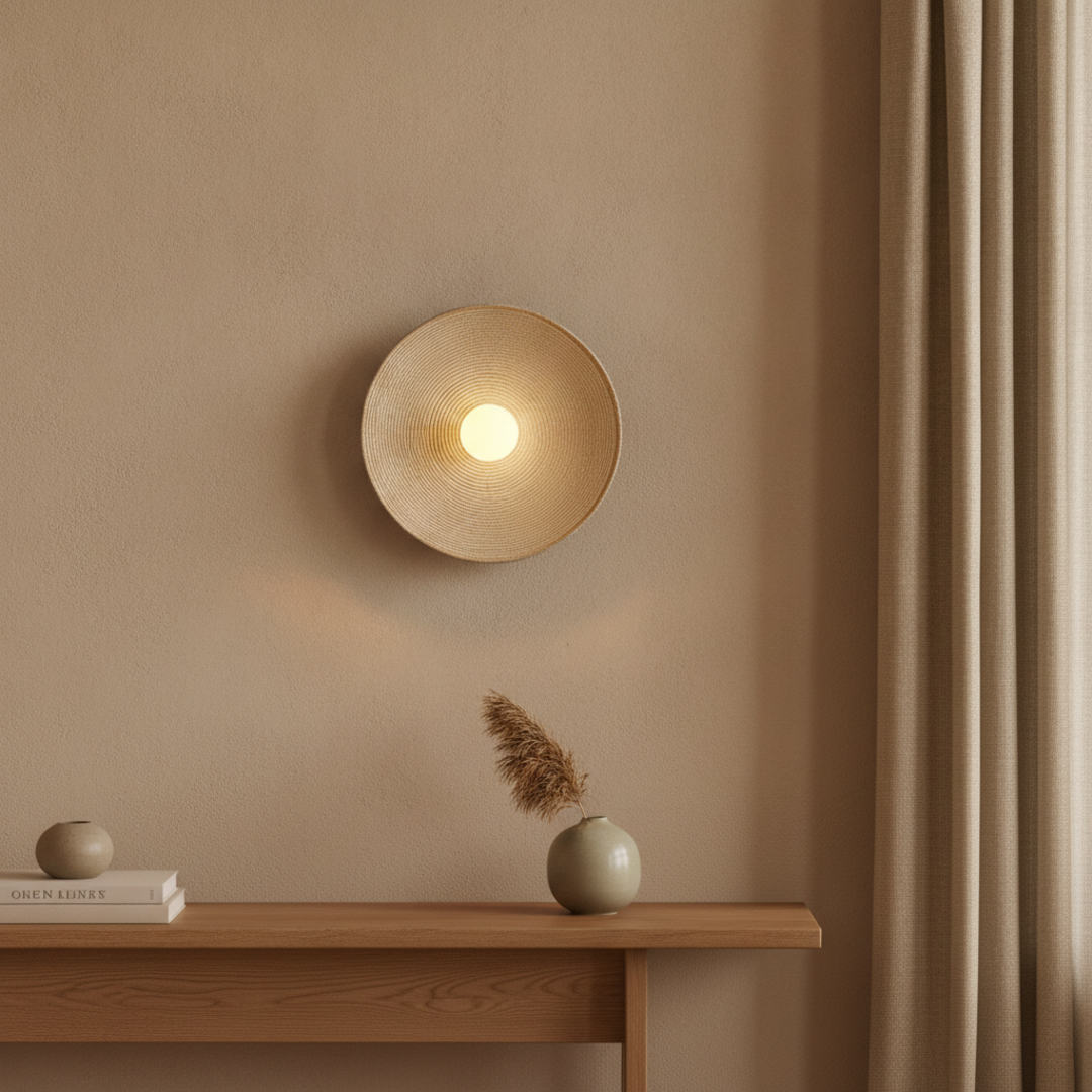 Keldvik — Kvist Wall Light, Natural Wood Effect Finish — Luxury Interior, square 1