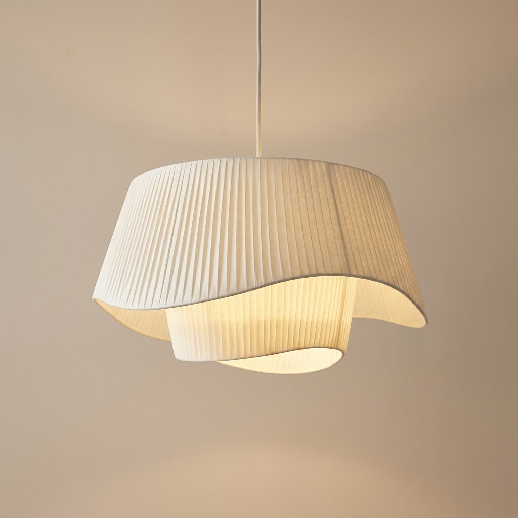 Flowlight Pendant Light, Tyvek Acrylic in Beige or White