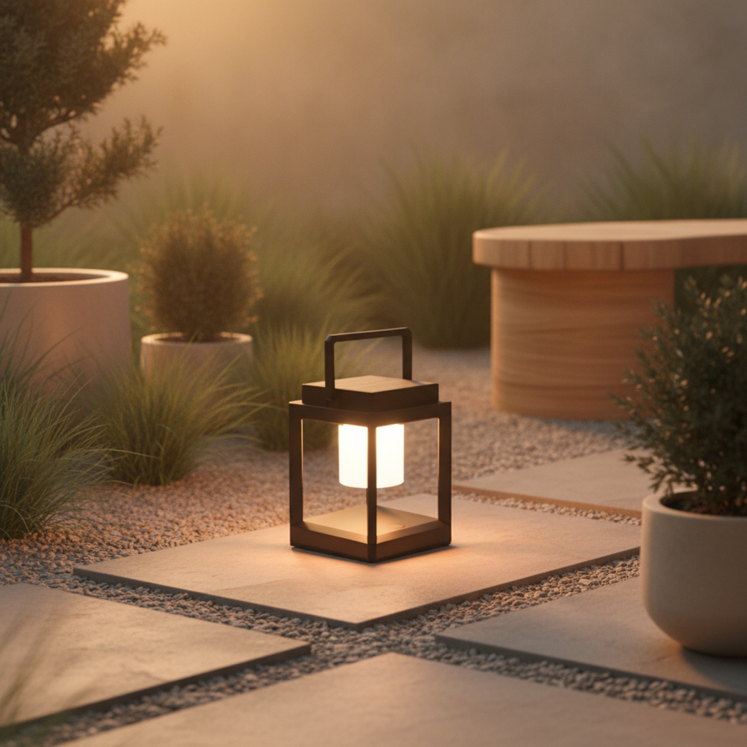 Keldvik — Hearthlight Outdoor Lantern, Eco-Friendly Solar Power — Modern Garden with Solar Lights, square 2