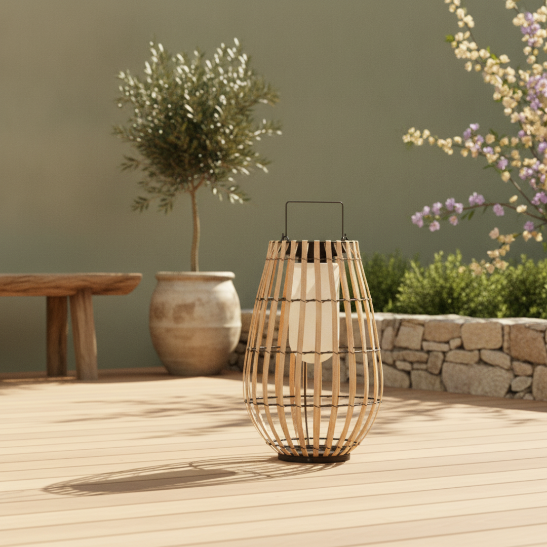 Keldvik — Sundew Outdoor Lamp, Handwoven Rattan — Outdoor Patio, square 3
