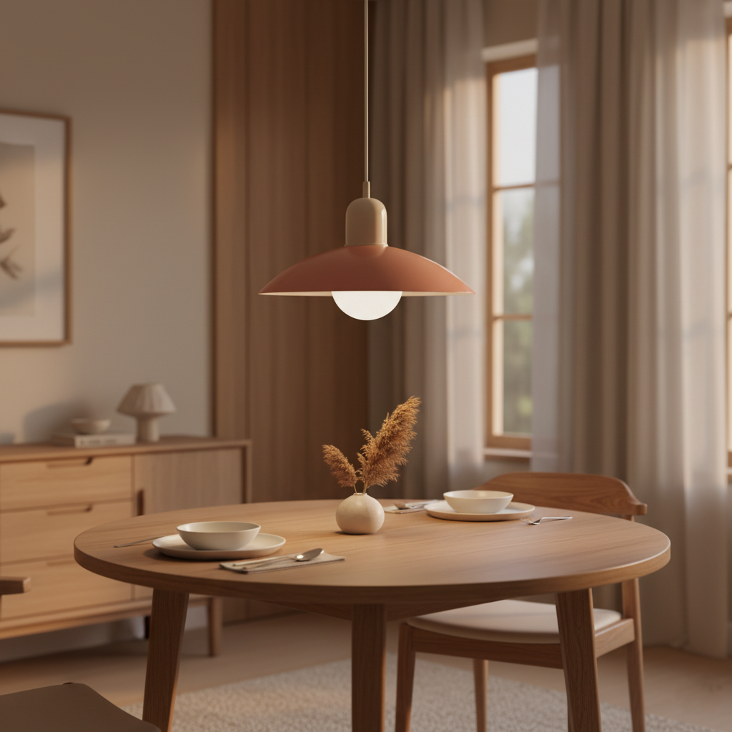 Emberline Pendant Light, Durable Iron in Macaron Hues