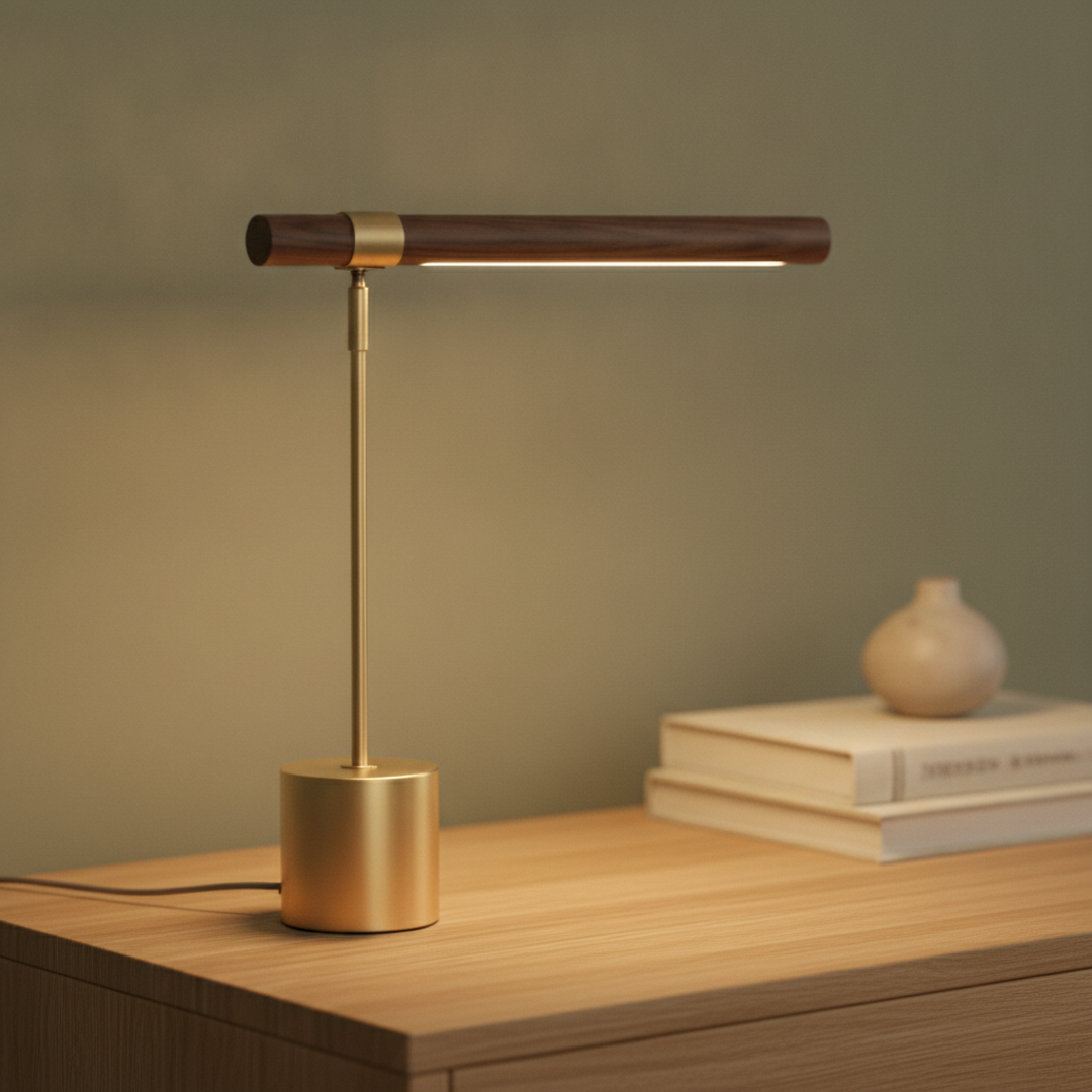 Keldvik — Forgecrest Table Lamp, Wrought Iron and Metal Shade — Luxury Interior, square 4
