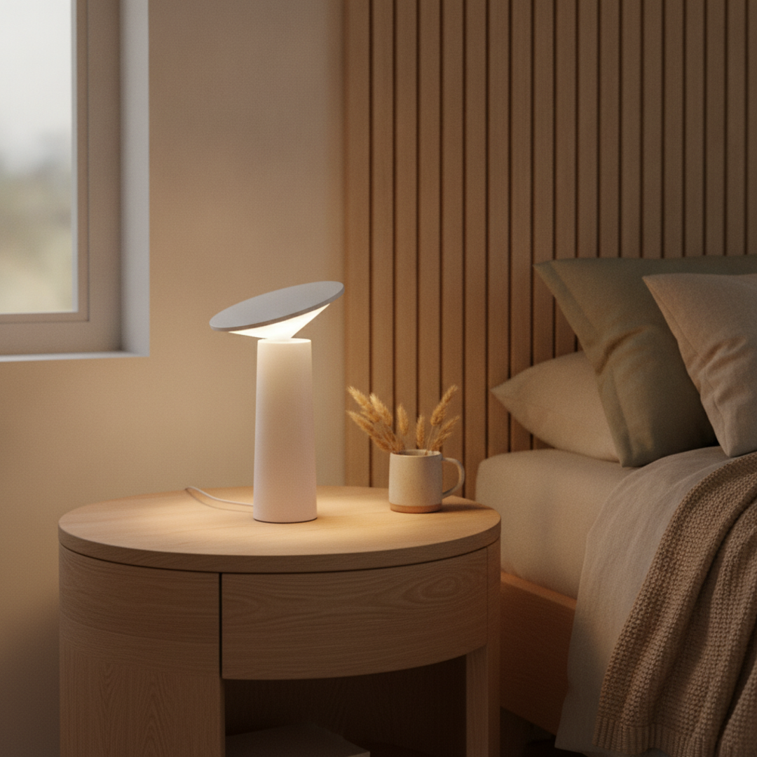 Keldvik — Mistbloom Table Lamp, Touch-Sensitive Metal and Plastic — Luxury Interior, square 1