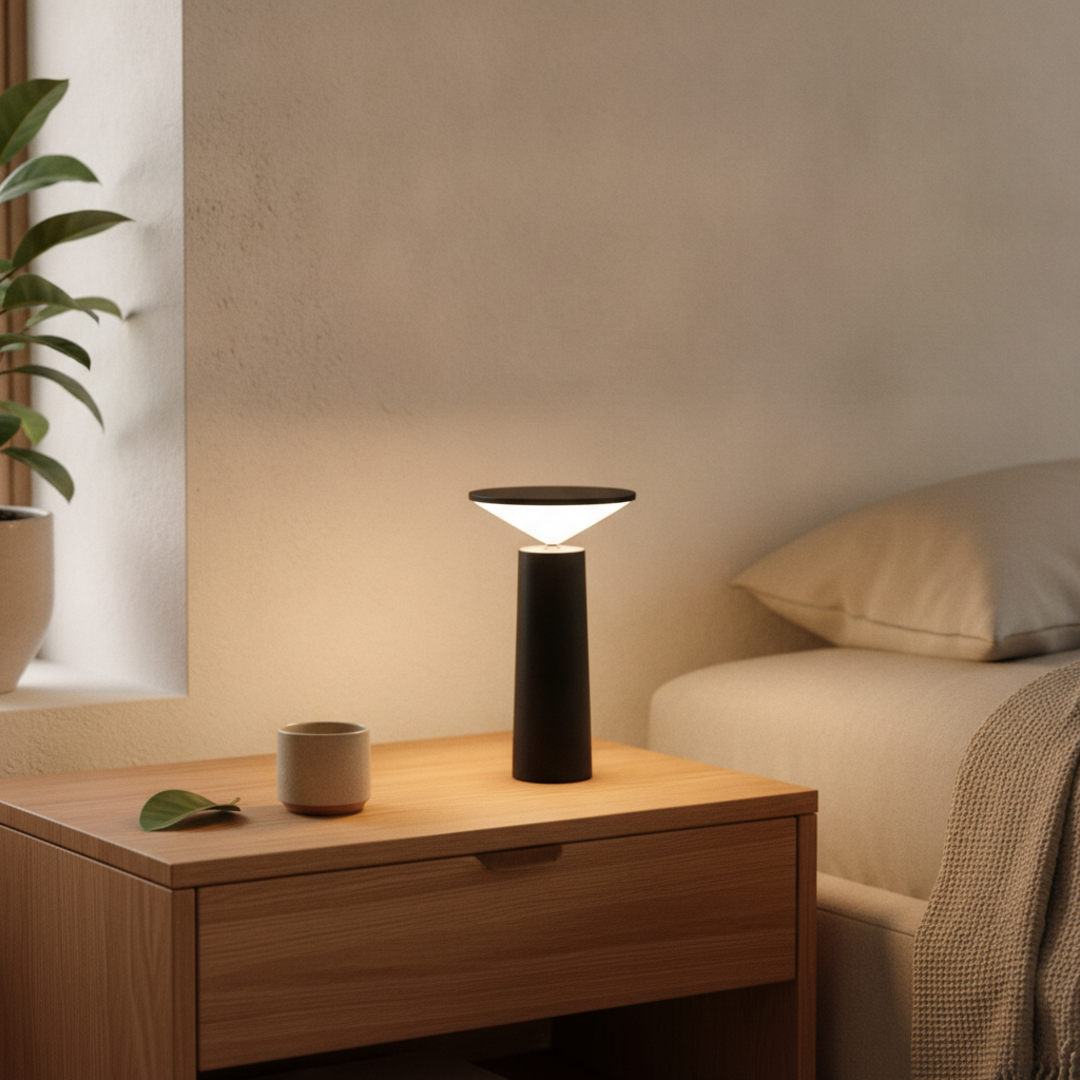 Keldvik — Mistbloom Table Lamp, Touch-Sensitive Metal and Plastic — Luxury Interior, square 3