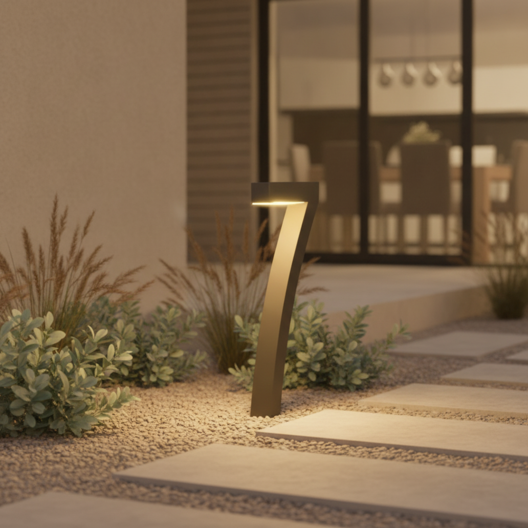 Keldvik — Dawnlight Outdoor Lamp, Solar-Powered Warm White Illumination — Modern Garden with Solar Lights, square 1