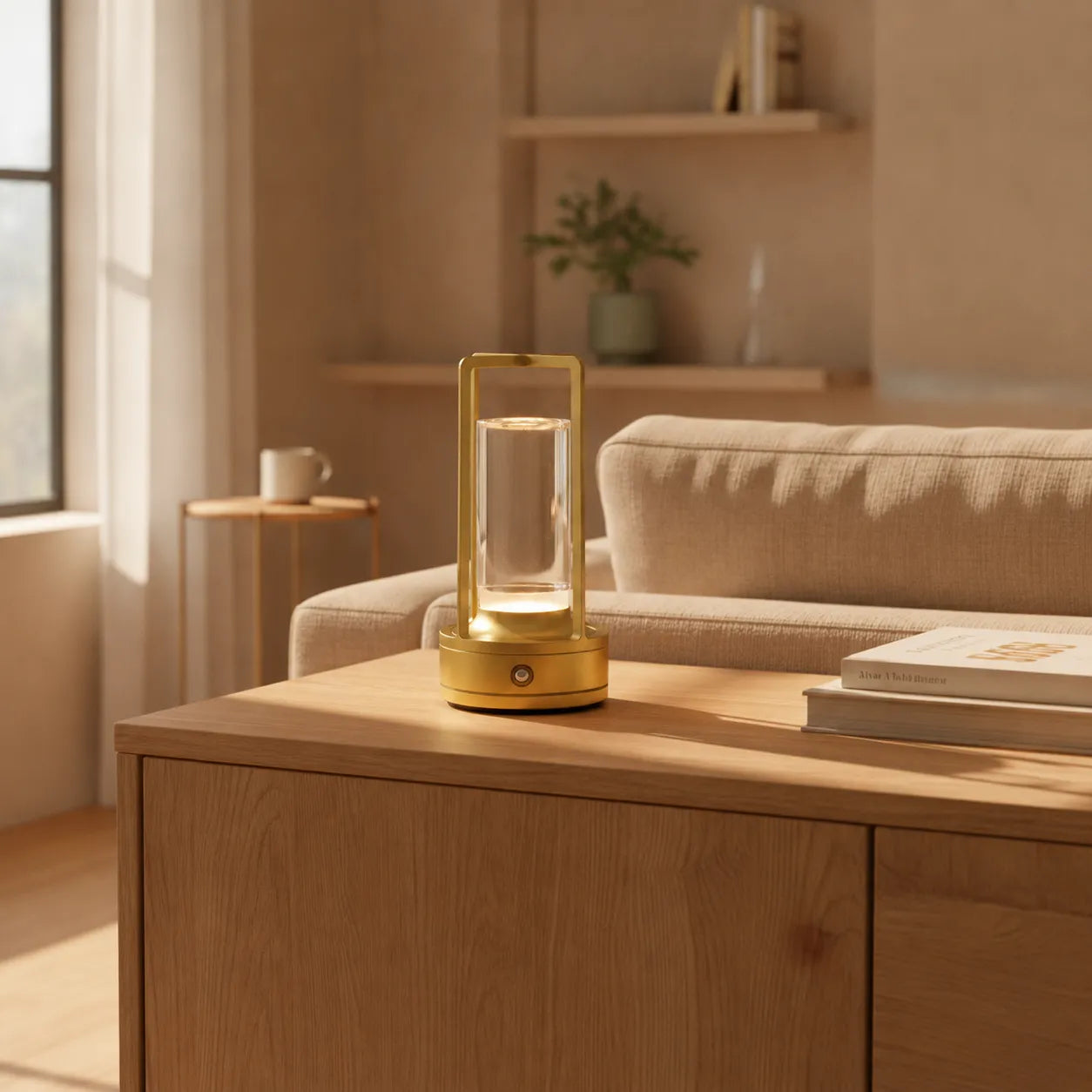 AuraGlow Table Lamp, High-Quality Acrylic
