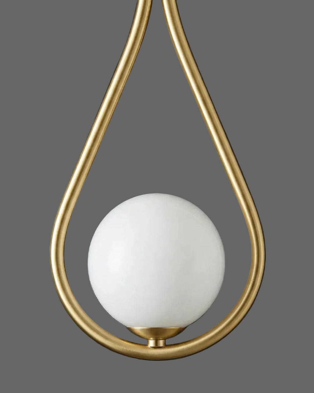 Dropstone pendant light in cozy bedroom