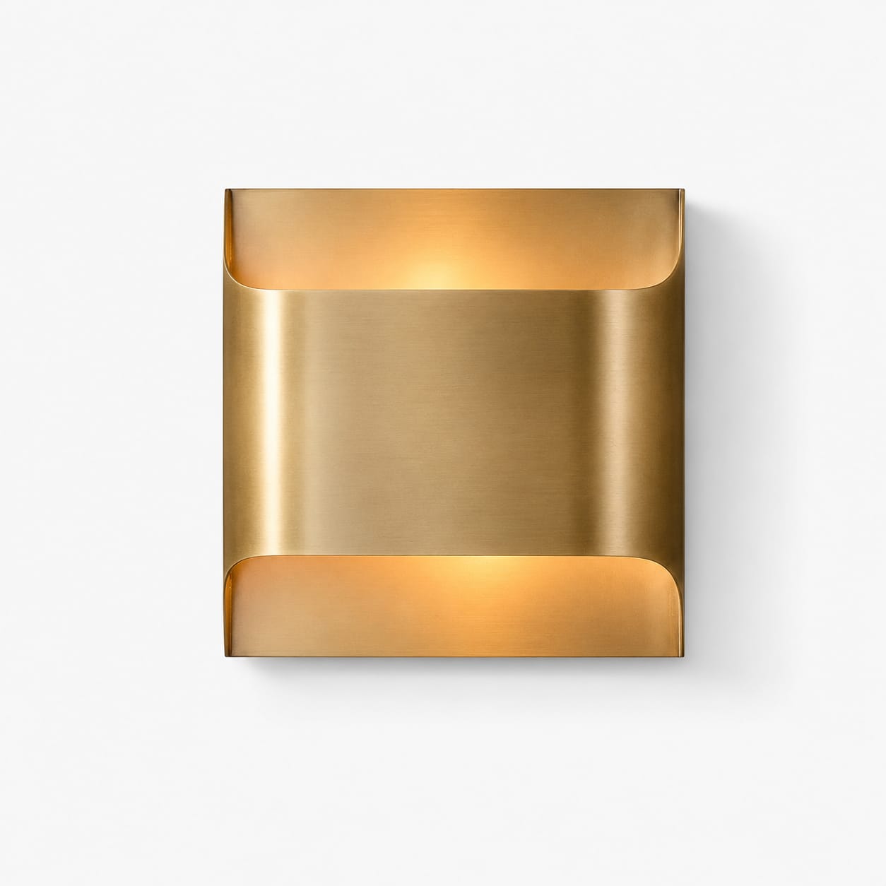 Glowdome Wall Lamp, Hand-Finished Solid Brass