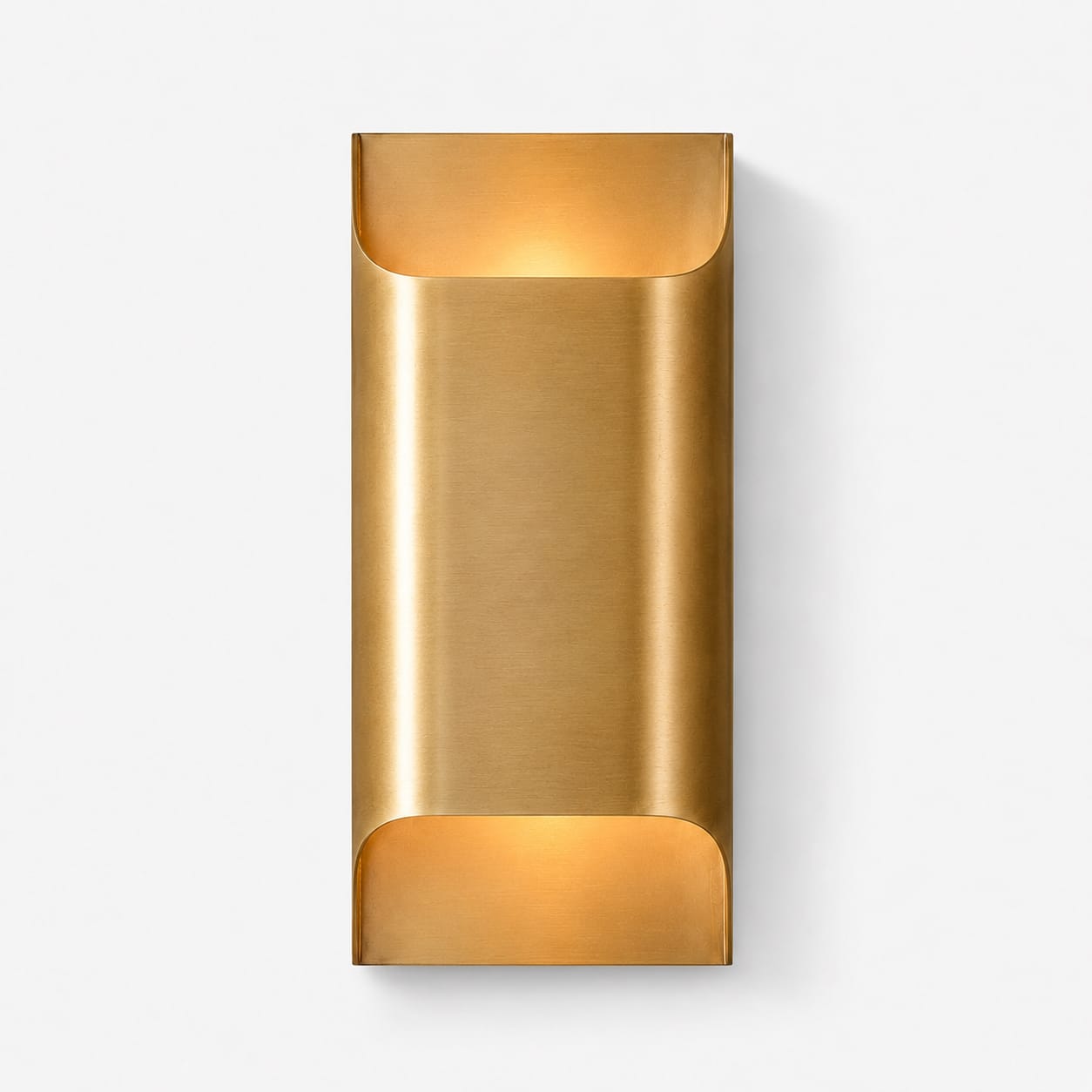Glowdome Wall Lamp, Hand-Finished Solid Brass