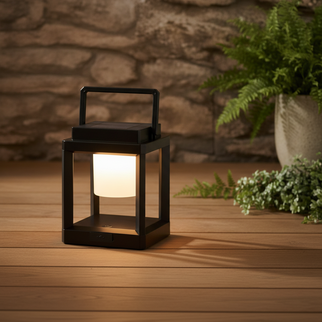 Keldvik — Hearthlight Outdoor Lantern, Eco-Friendly Solar Power — Outdoor Patio, square 1