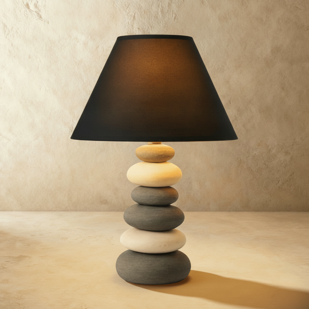Keldvik — Stonehaven Table Lamp, Premium Ceramic with Fabric Shade — Premium Catalog Look, square 1