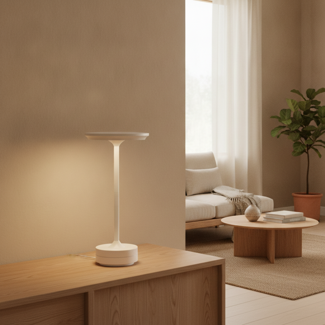 Keldvik — Glowtap Desk Light, Premium Aluminium Rechargeable — Nordic Japandi Living Room, square 2