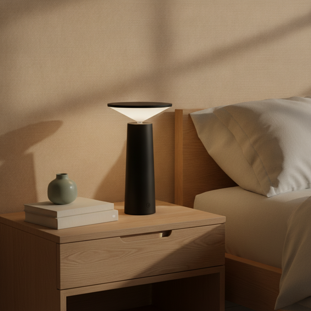 Keldvik — Mistbloom Table Lamp, Touch-Sensitive Metal and Plastic — Luxury Interior, square 2