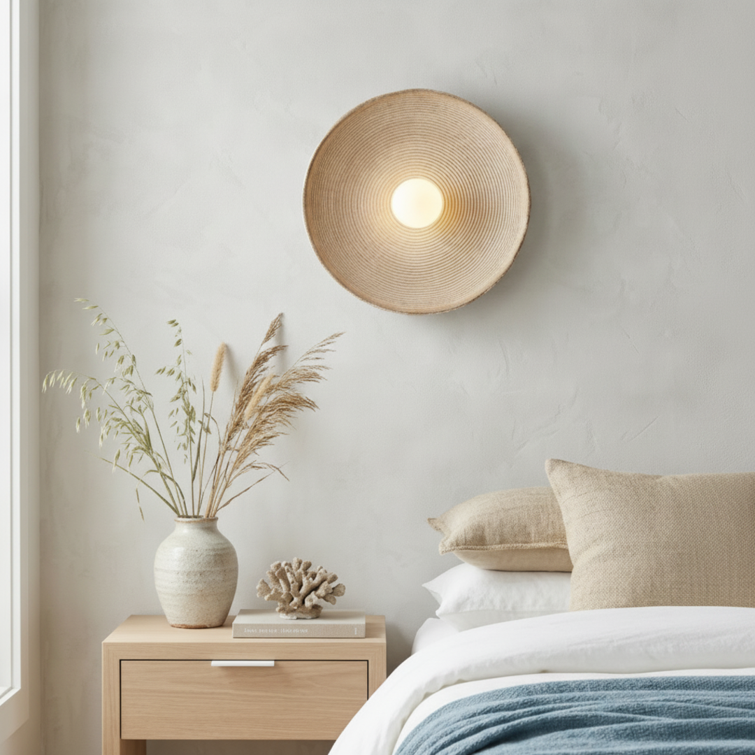 Keldvik — Kvist Wall Light, Natural Wood Effect Finish — Natural Wood Sideboard, square 1