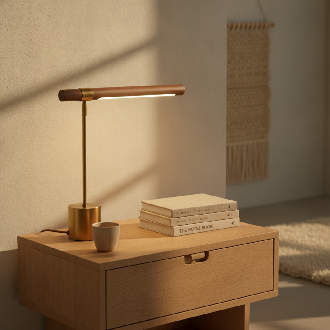 Keldvik — Forgecrest Table Lamp, Wrought Iron and Metal Shade — Luxury Interior, square 1