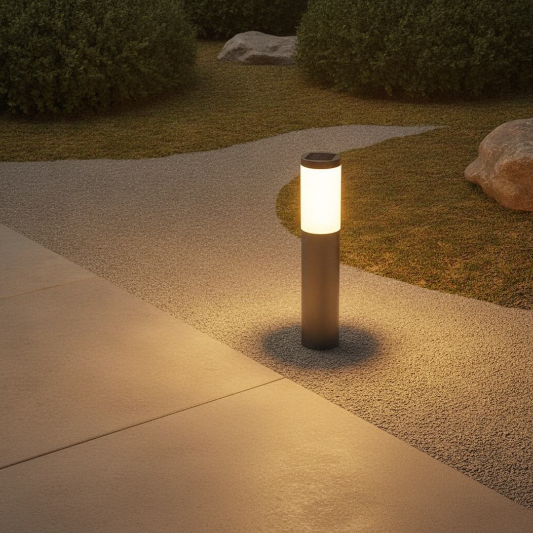 Keldvik — Solen Outdoor Lamp, Stainless Steel Solar Light — Modern Garden with Solar Lights, square 5