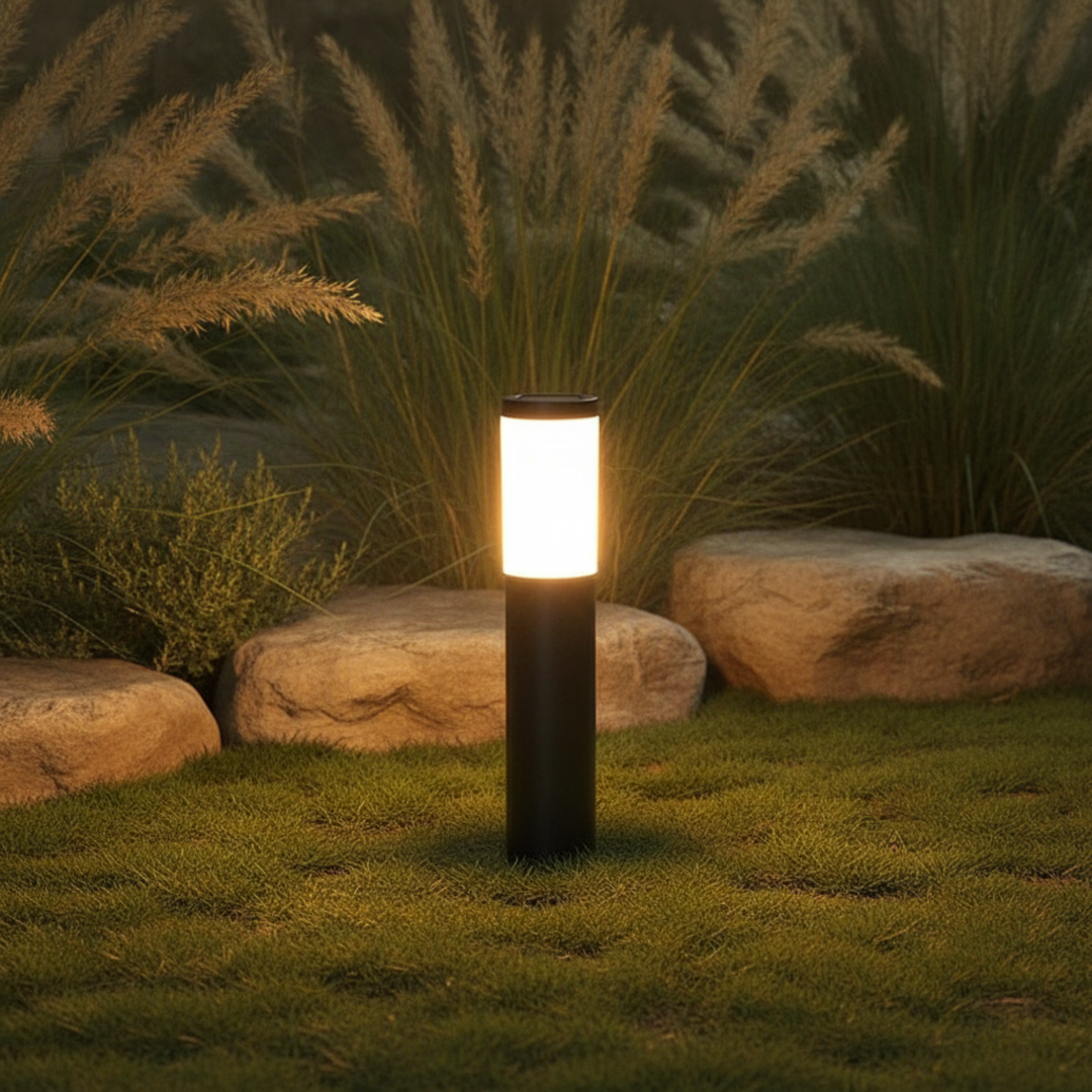 Keldvik — Solen Outdoor Lamp, Stainless Steel Solar Light — Outdoor Garden, square 1