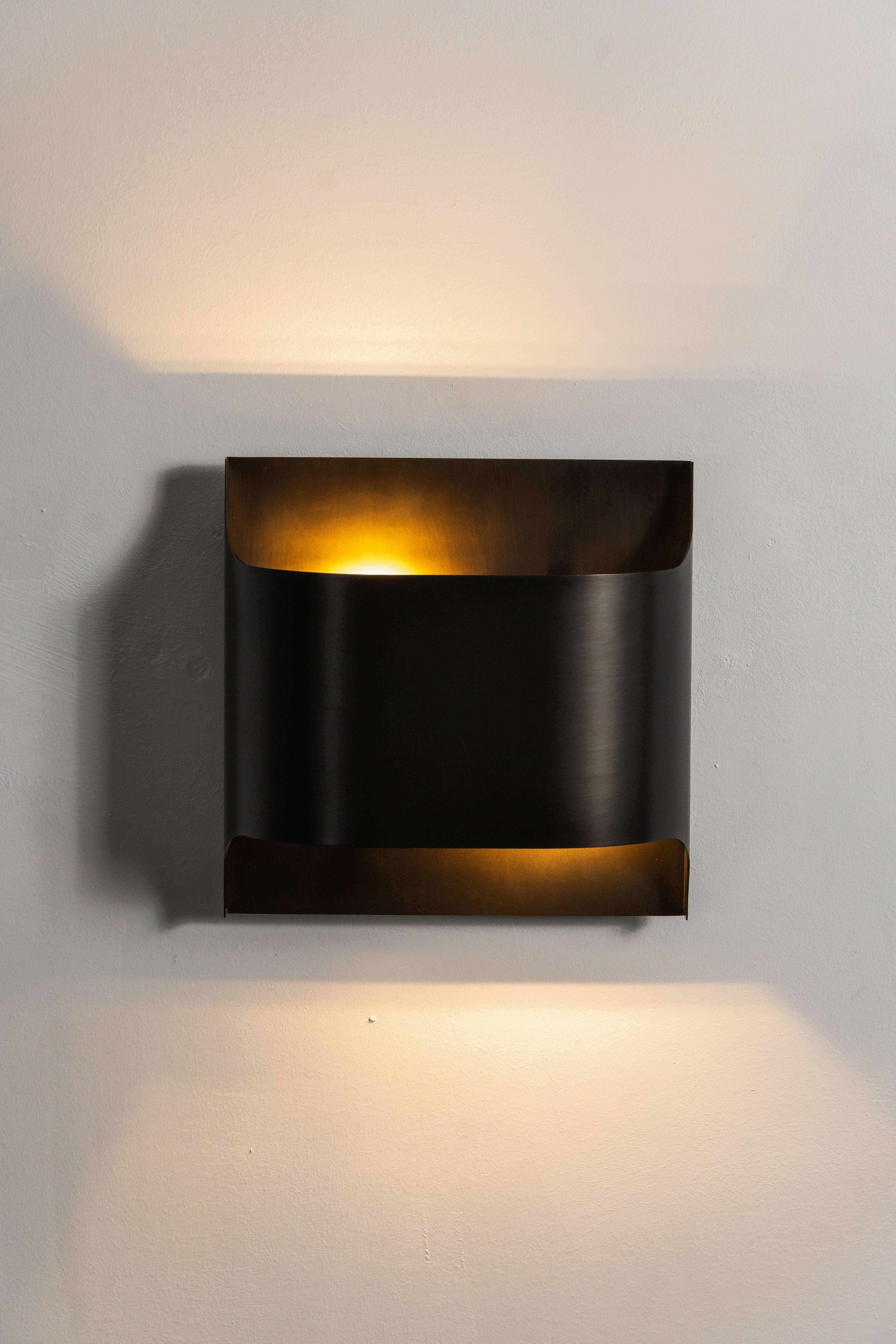 Glowdome Wall Lamp, Hand-Finished Solid Brass