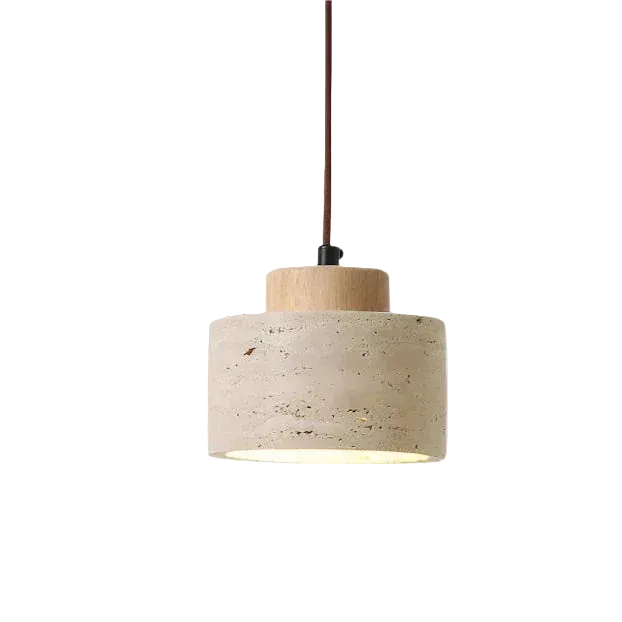 Natural stone lamp in a modern living space