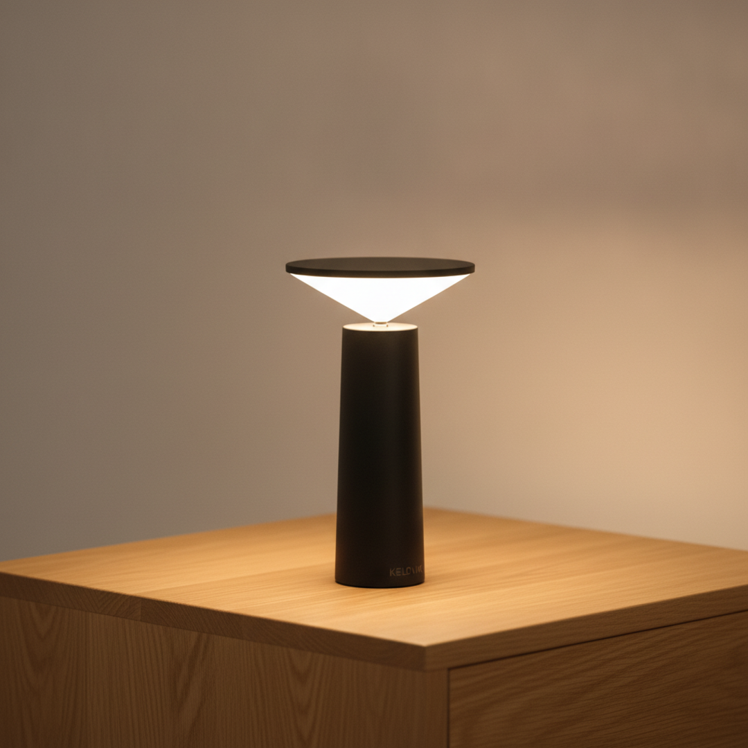 Keldvik — Mistbloom Table Lamp, Touch-Sensitive Metal and Plastic — Premium Catalog Look, square 2