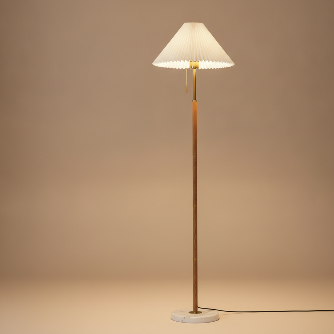 Keldvik — Mistwave Floor Lamp, Elegant Iron and Marble Design — Premium Catalog Look, square 2