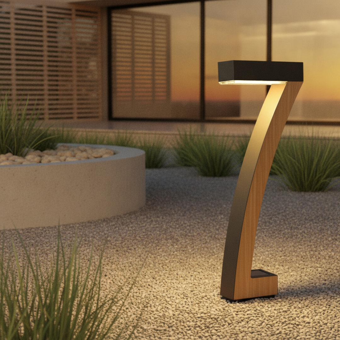 Keldvik — Dawnlight Outdoor Lamp, Solar-Powered Warm White Illumination — Modern Garden with Solar Lights, square 5