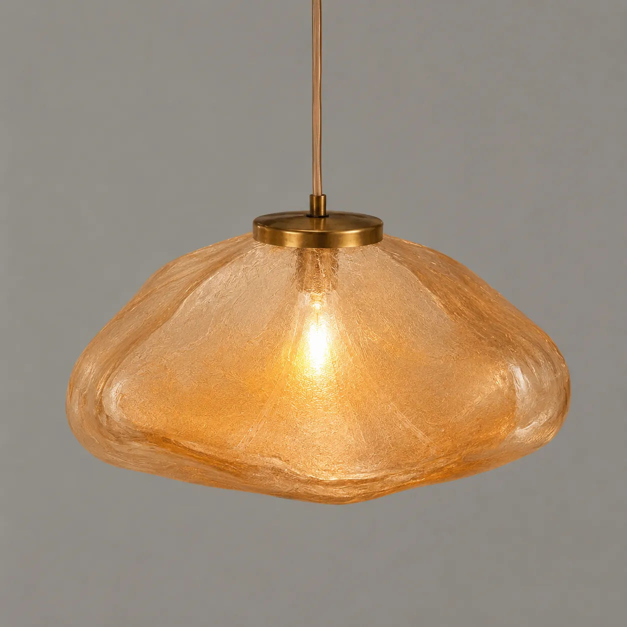 Driftlight Pendant Light, Handcrafted Glass Shade