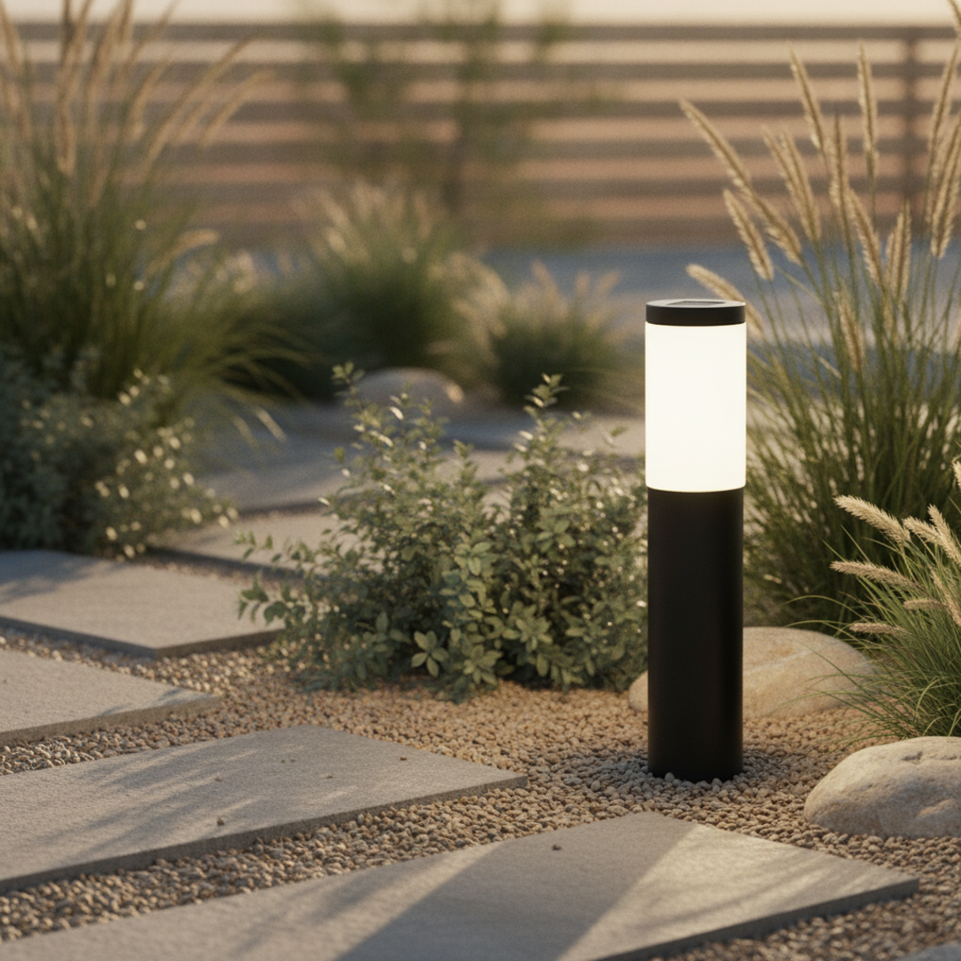 Keldvik — Solen Outdoor Lamp, Stainless Steel Solar Light — Modern Garden with Solar Lights, square 6