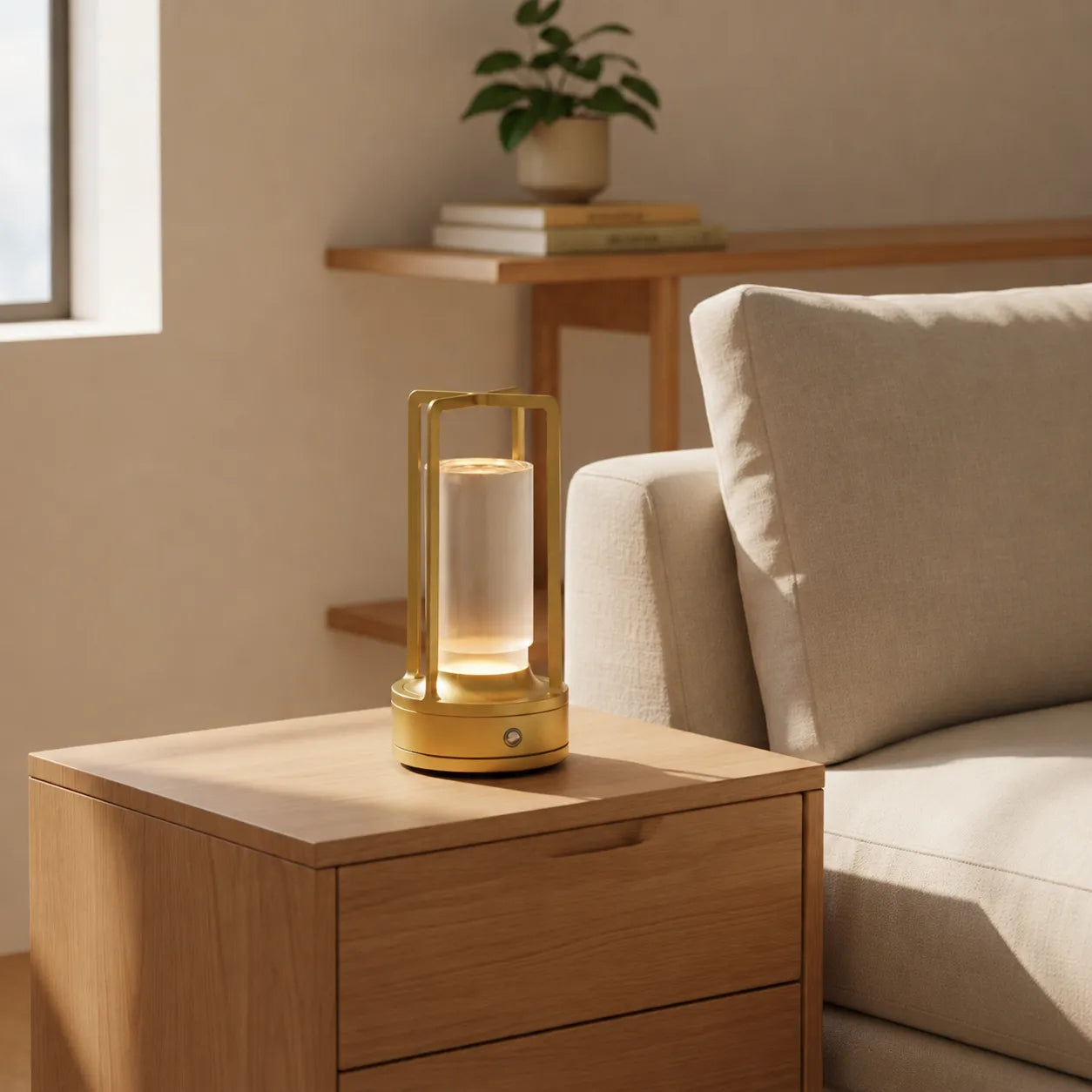 AuraGlow Table Lamp, High-Quality Acrylic