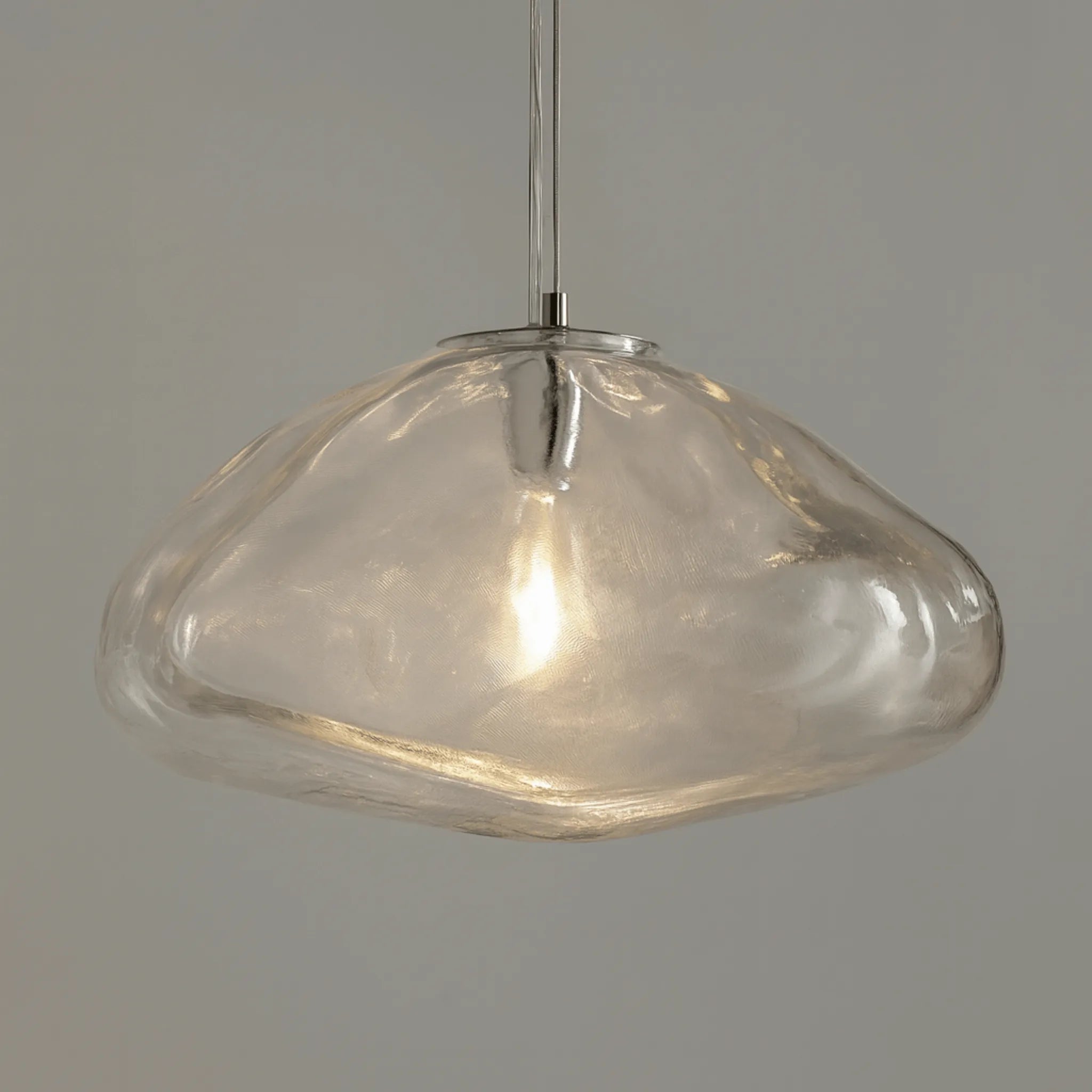 Driftlight Pendant Light, Handcrafted Glass Shade