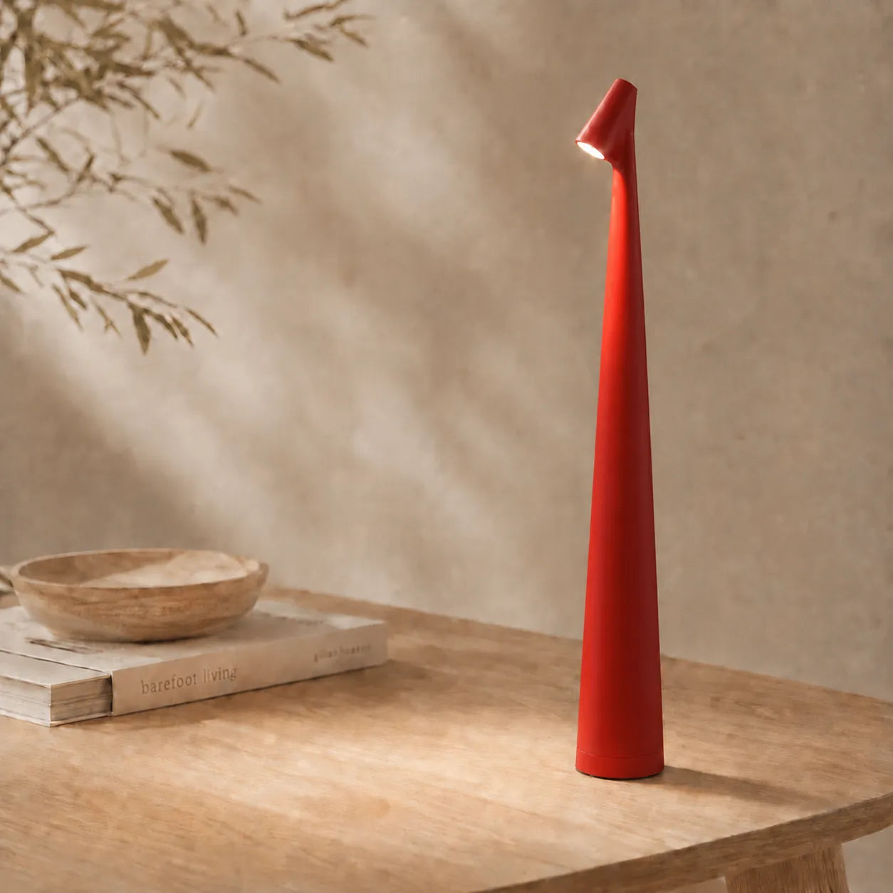 Duskspire Table Lamp, Matte Aluminium with Polycarbonate Diffuser