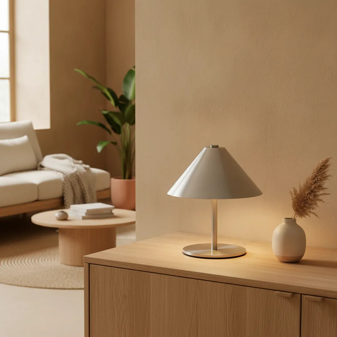 Glowhaven Table Lamp, Portable Touch-Controlled LED