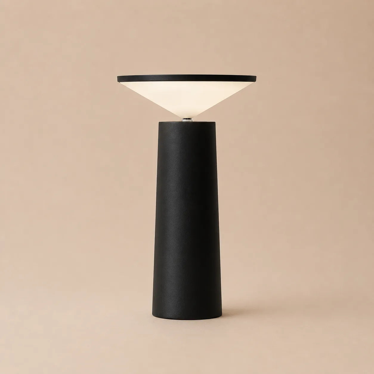 Mistbloom Table Lamp, Touch-Sensitive Metal and Plastic