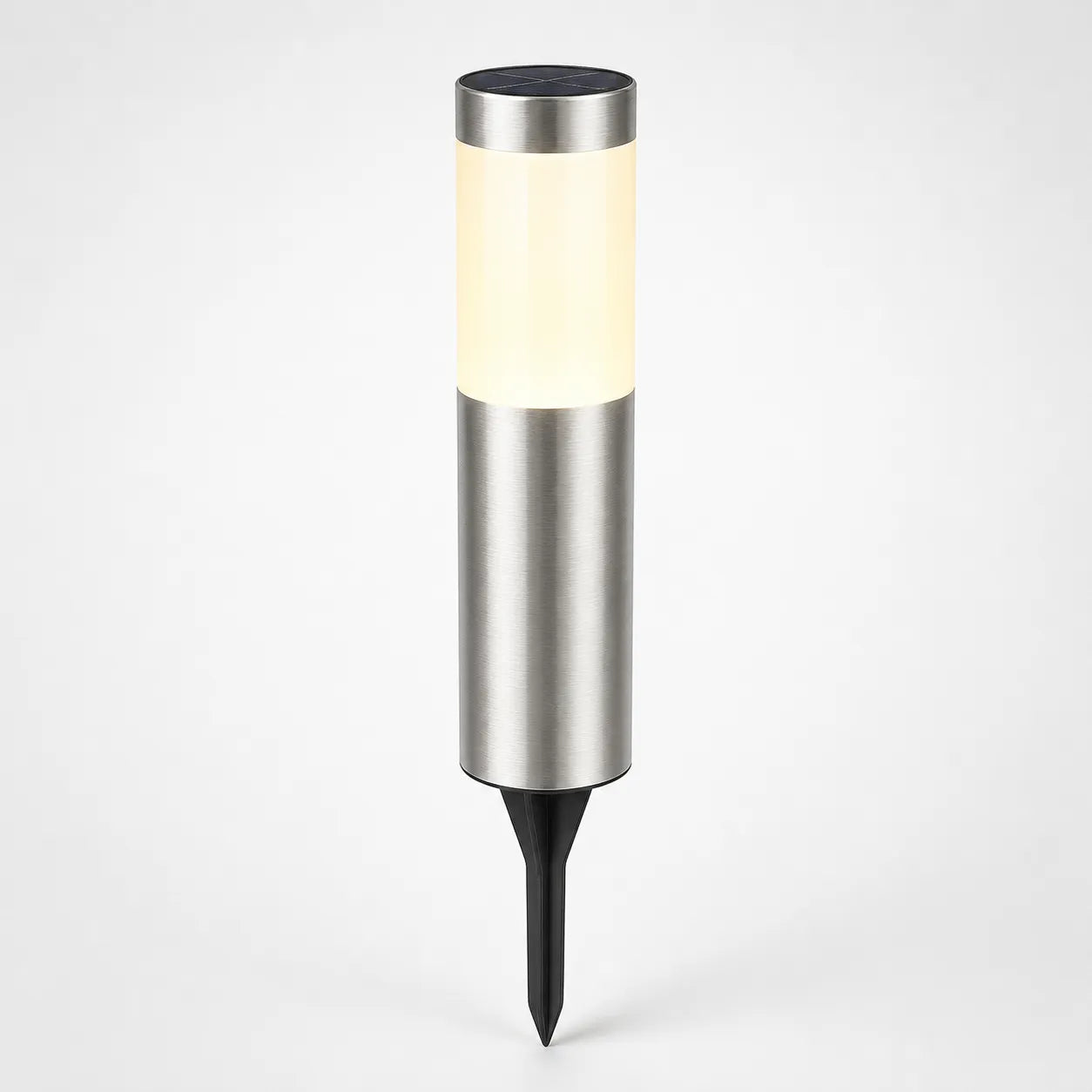 Solen Outdoor Lamp, Stainless Steel Solar Light