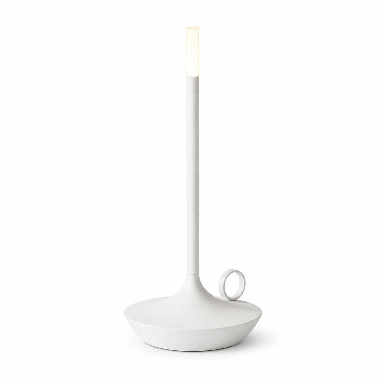 Svelte Table Lamp, Brushed Aluminium Finish