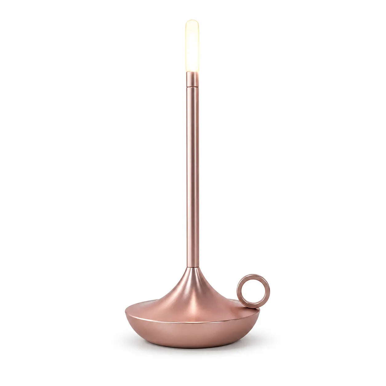 Svelte Table Lamp, Brushed Aluminium Finish