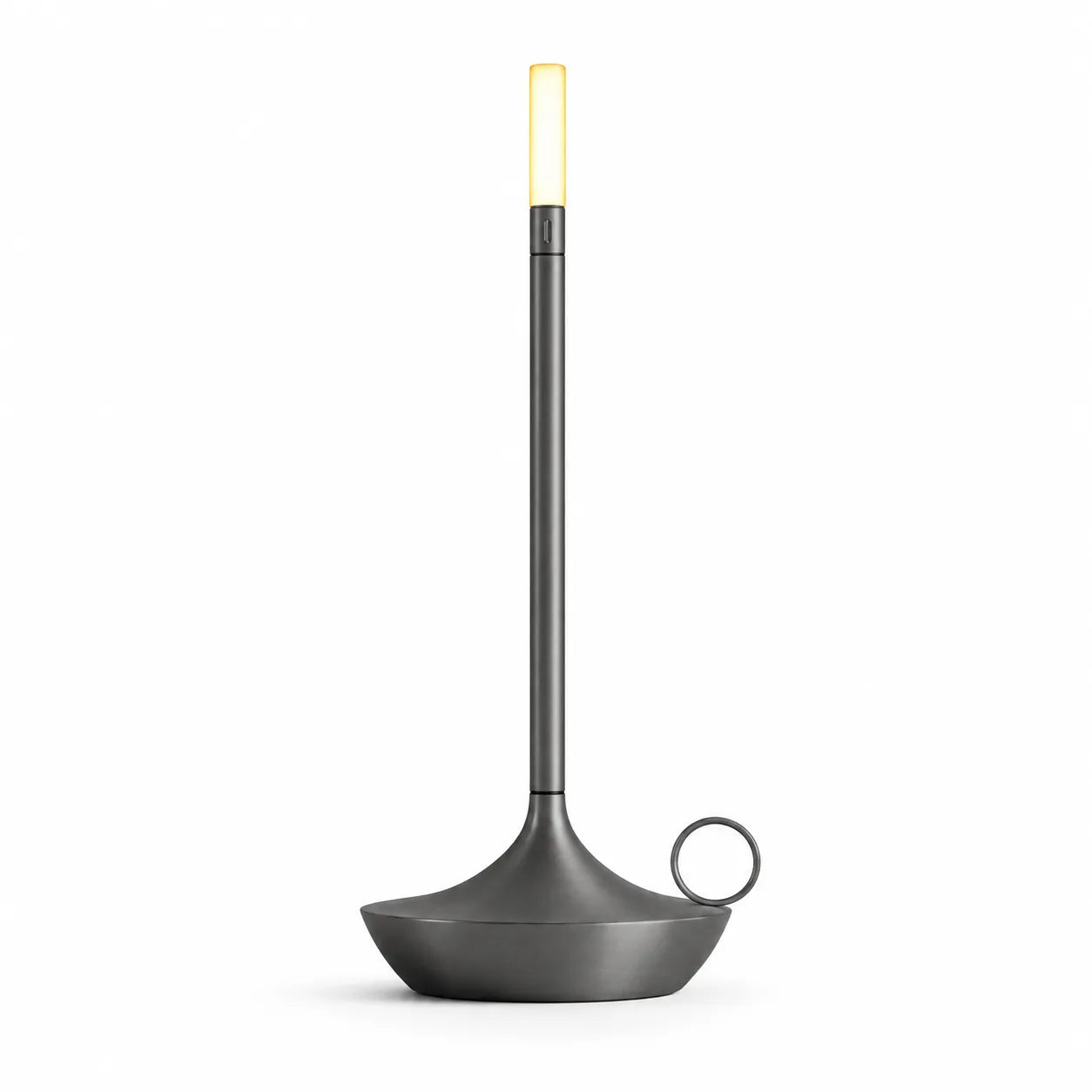 Svelte Table Lamp, Brushed Aluminium Finish